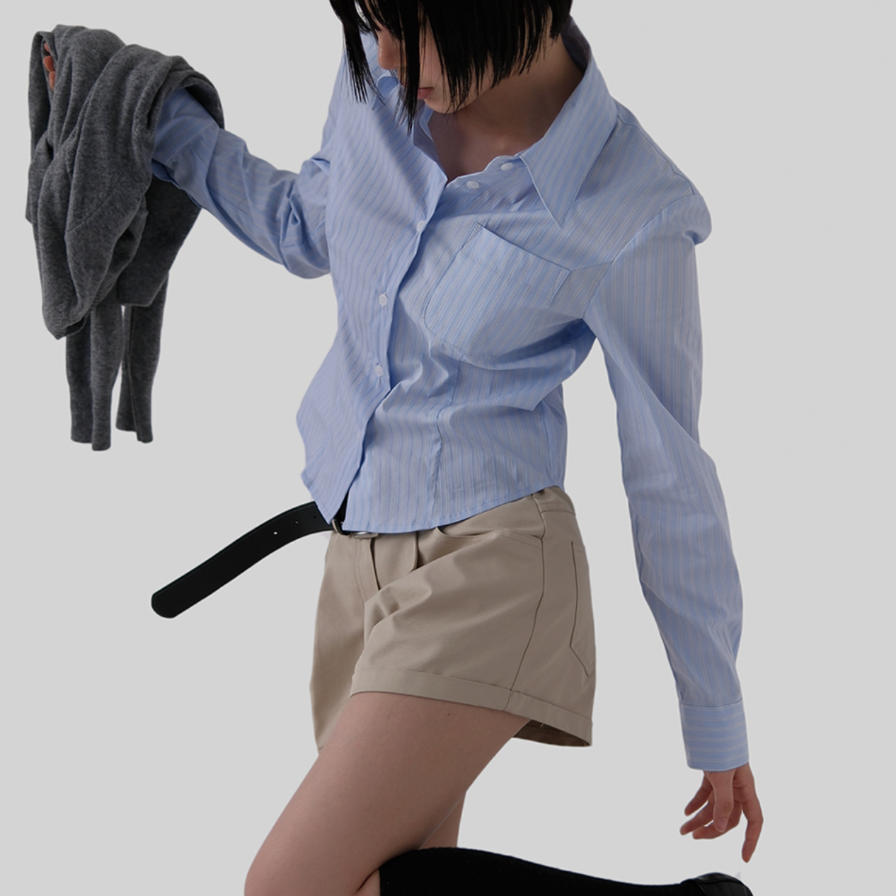 ｜AUTUMN｜ ｜made｜ Line Stripe Shirt