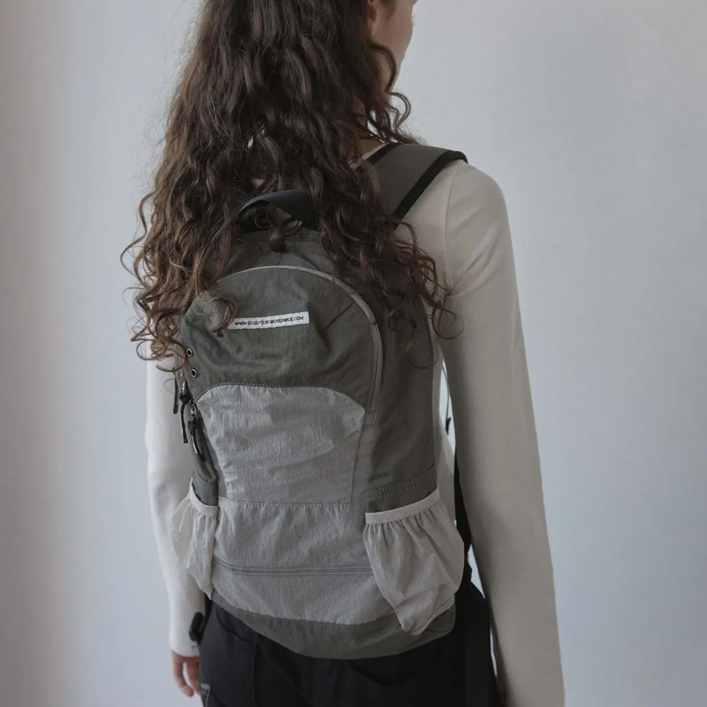 ｜SCULPTOR｜ Geek Slouchy Backpack Khaki