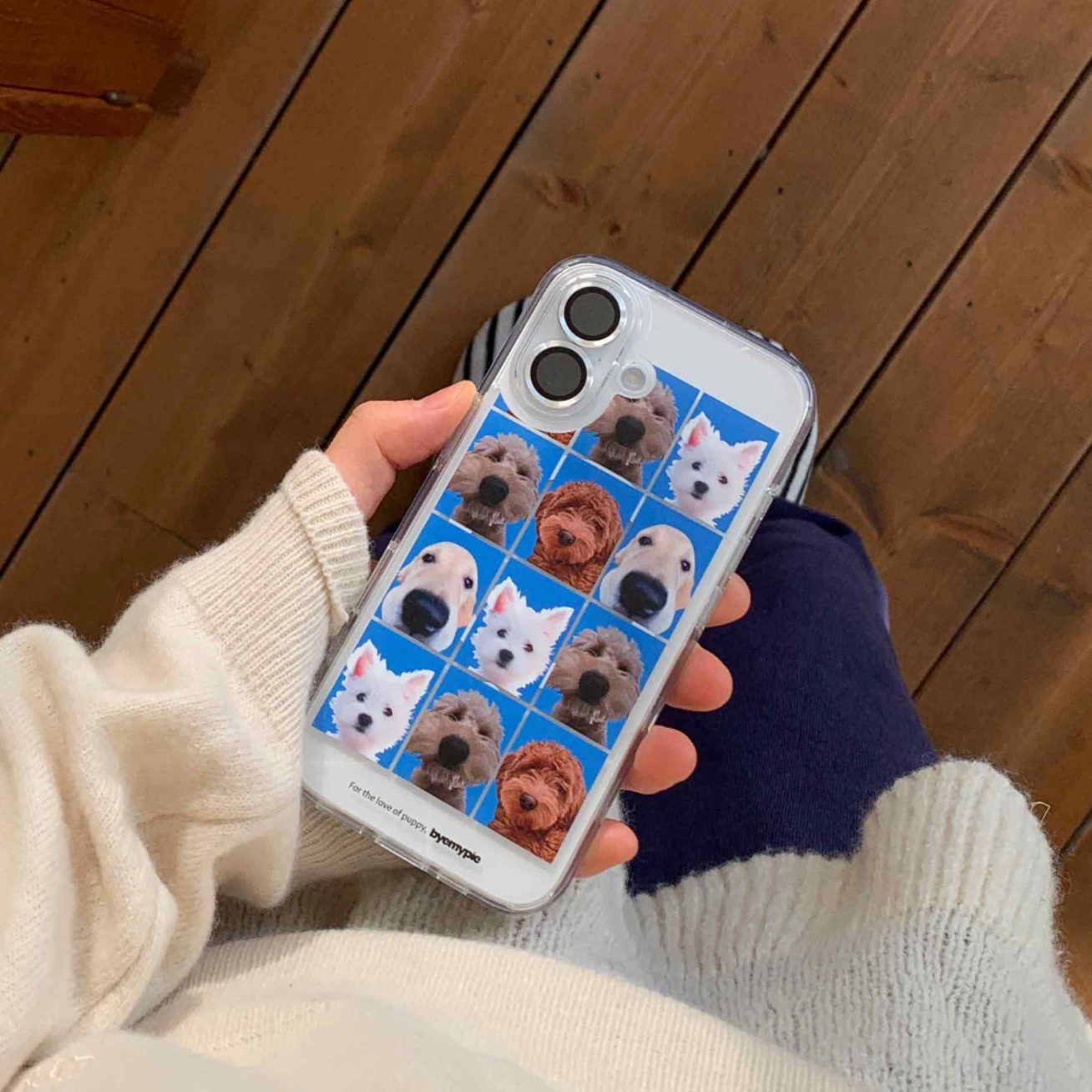 ｜byemypie｜ ID Photo : Puppy Clear / MagSafe Case