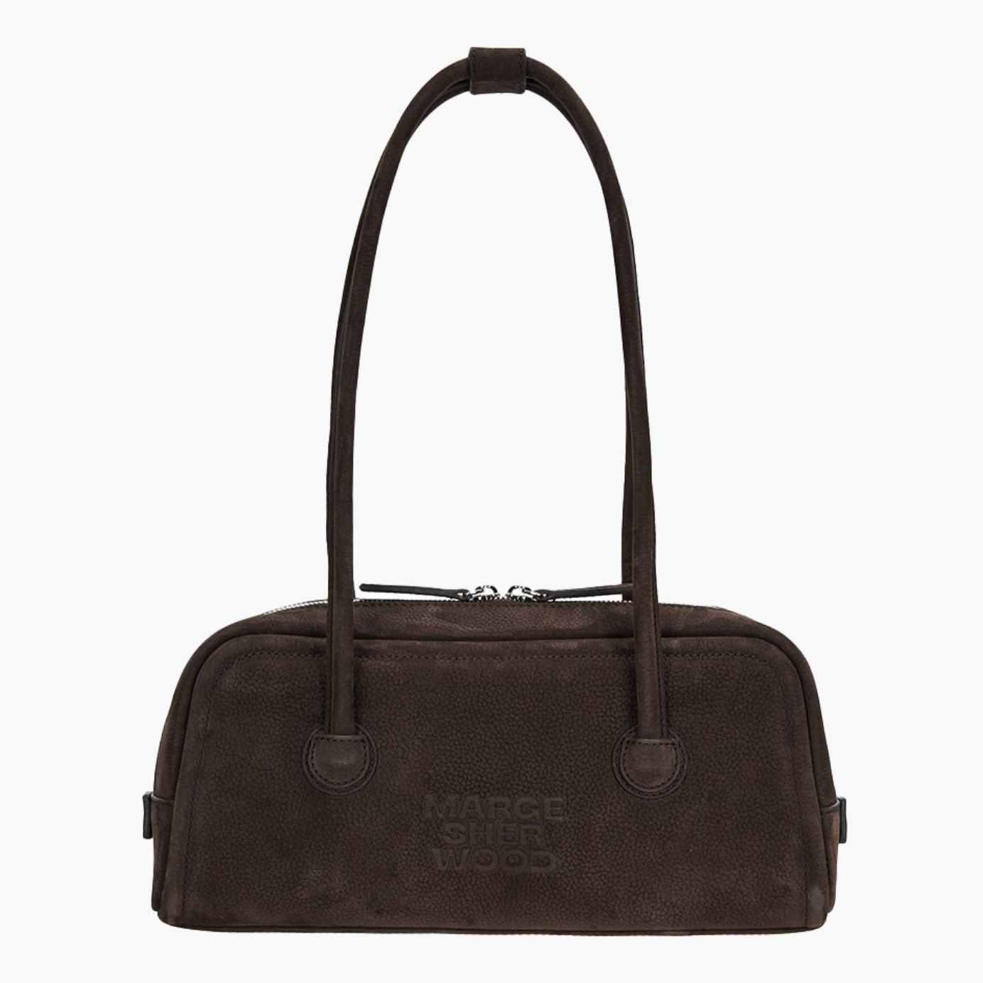 ｜MARGESHERWOOD｜ SOFT BAGUETTE BAG Hush Nubuck