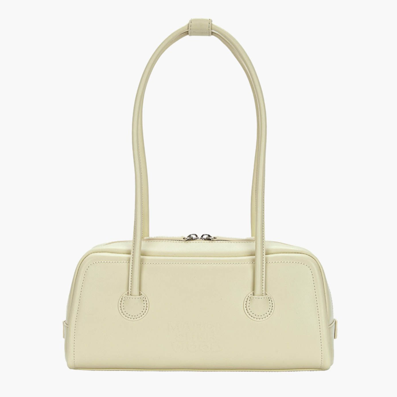 ｜MARGESHERWOOD｜ SOFT BAGUETTE BAG Blond Wood Plain