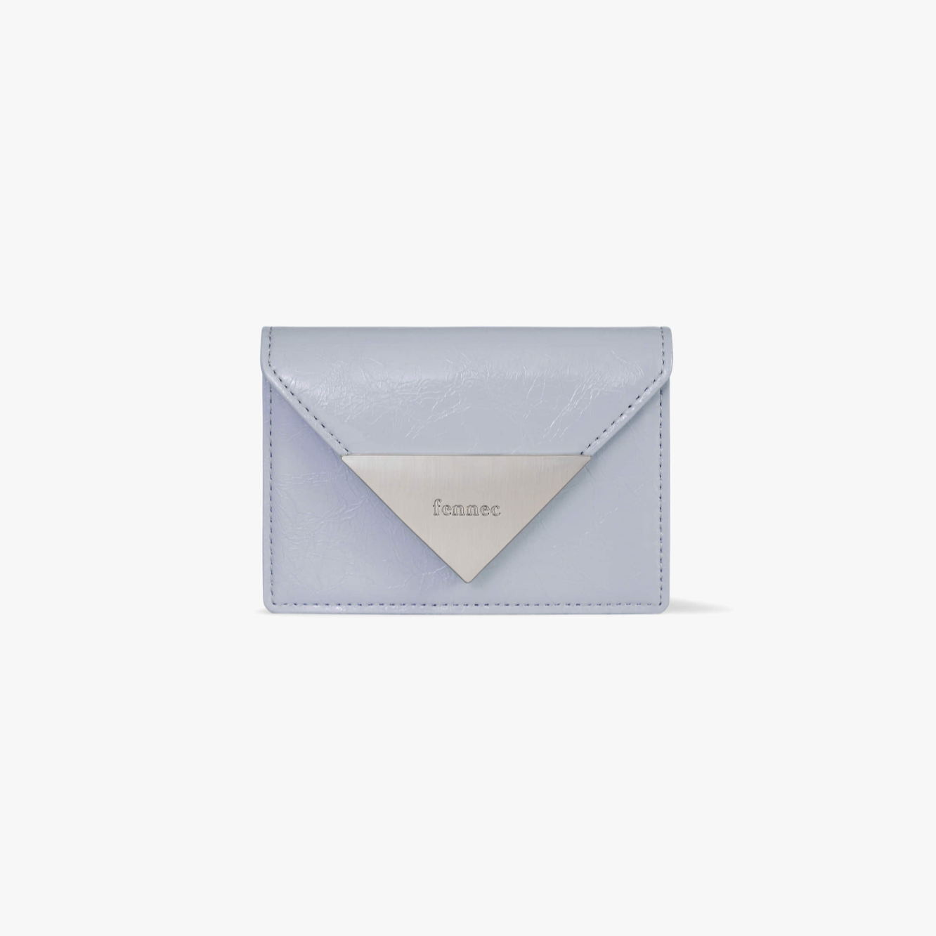 ｜Fennec｜ CRINKLE TRIANGLE ACCORDION POCKET - MISTY LAVENDER