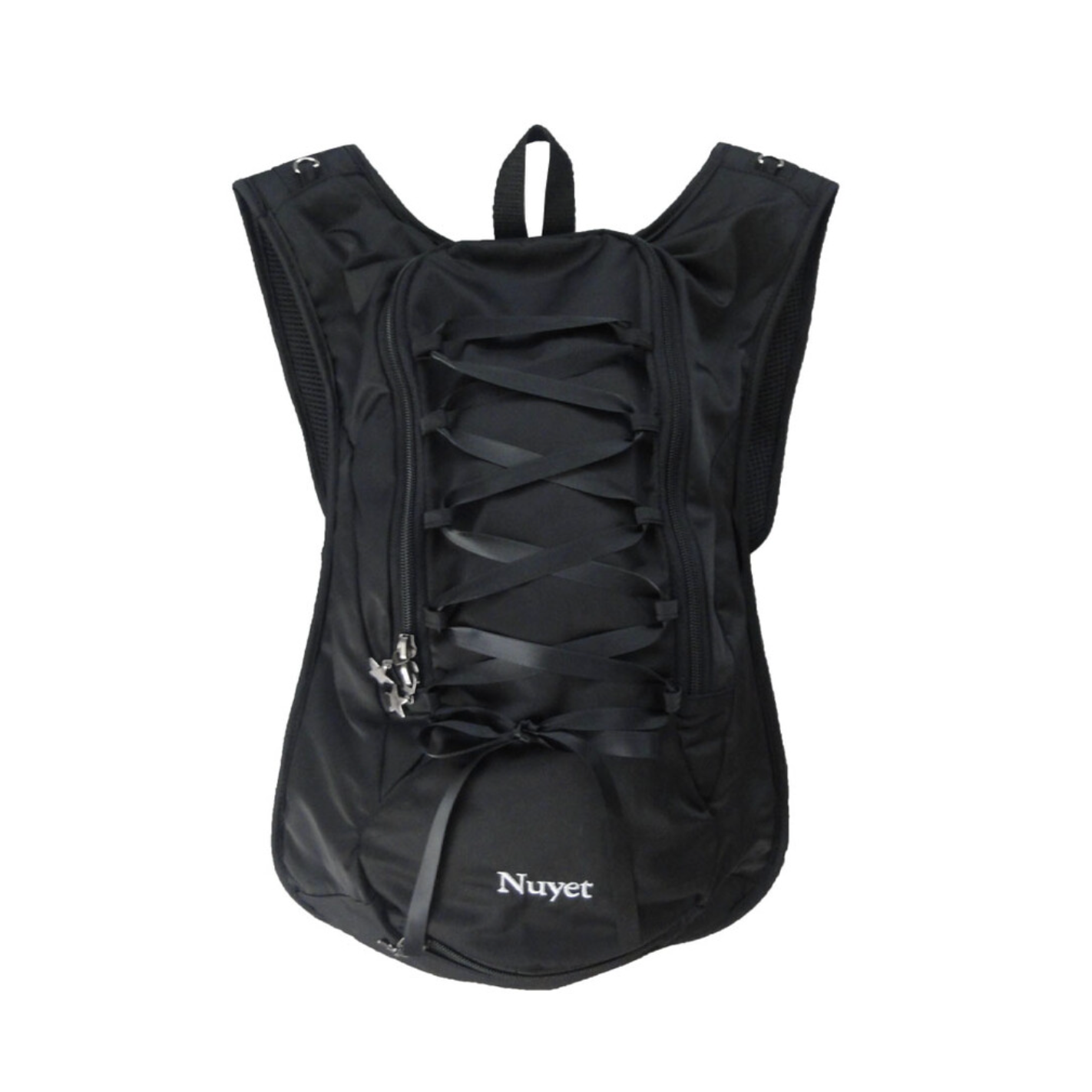 ｜NuYet｜ Lace up backpack Black