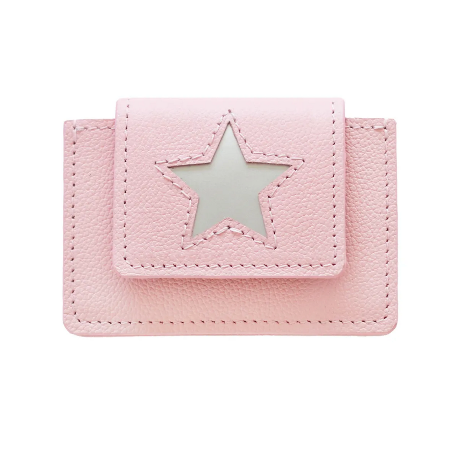｜KEIKE｜ Shape of Wallet Silver Pink