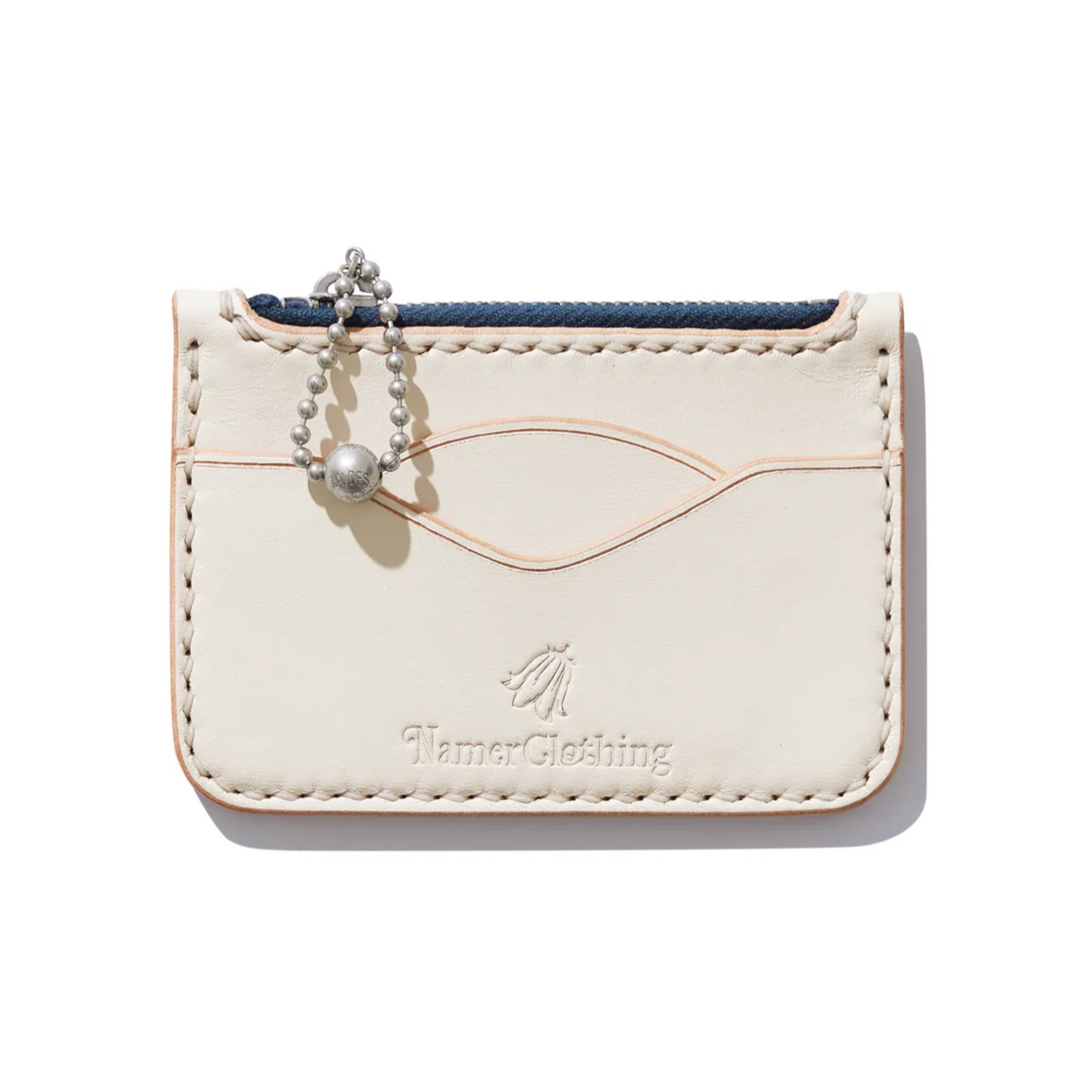 ｜NAMERCLOTHING｜ NMR X Qs Coin Card Wallet Zip ver. CREAM