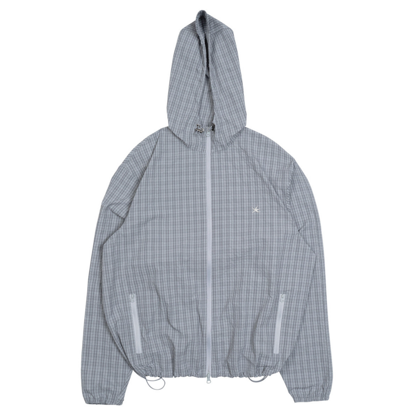 ｜THE COLDEST MOMENT｜ TCM Check Windstopper (Sky Blue)