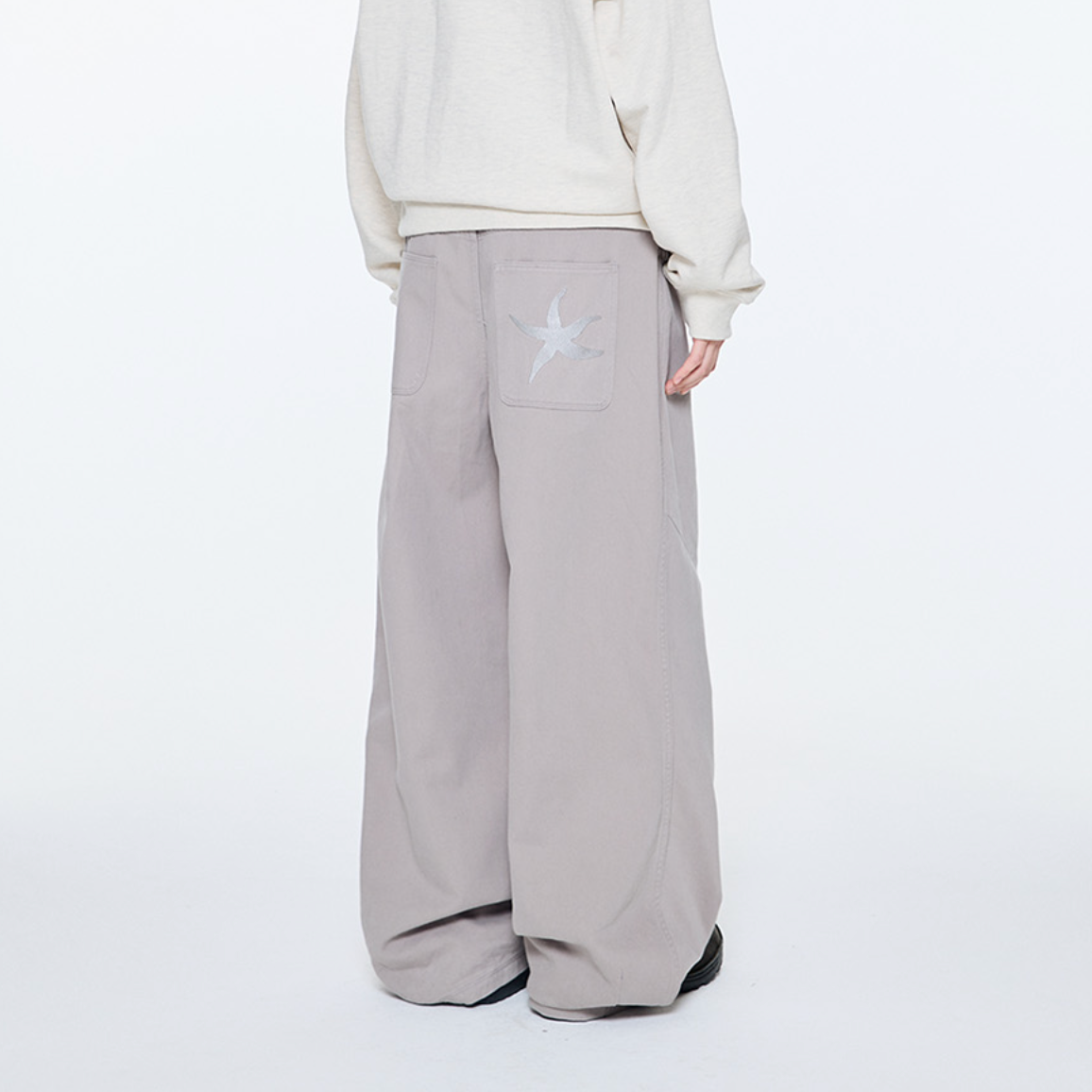 ｜THE COLDEST MOMENT｜ TCM Washed Starfish Chino Pants (Beige)