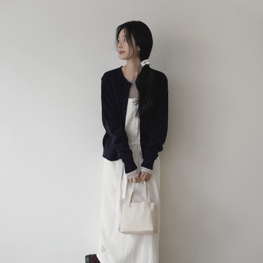 ｜98°C｜ ｜NEAH｜ Cotton Basic Cardigan