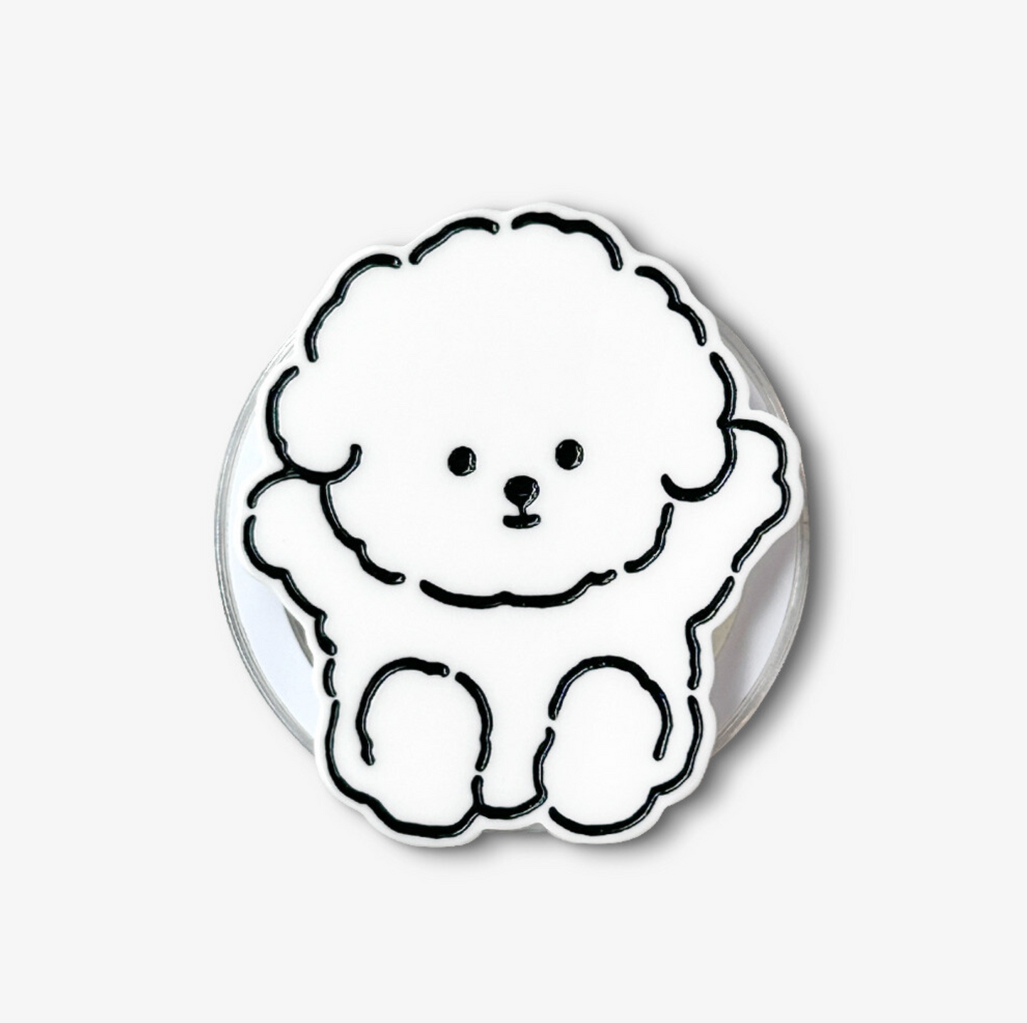 ｜mill and moi｜ 뽀글이 보숑이 MagSafe Grip Tok