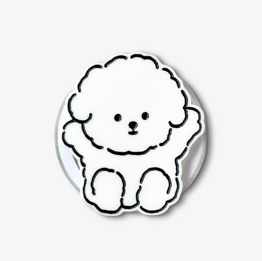 ｜mill and moi｜ 뽀글이 보숑이 MagSafe Grip Tok