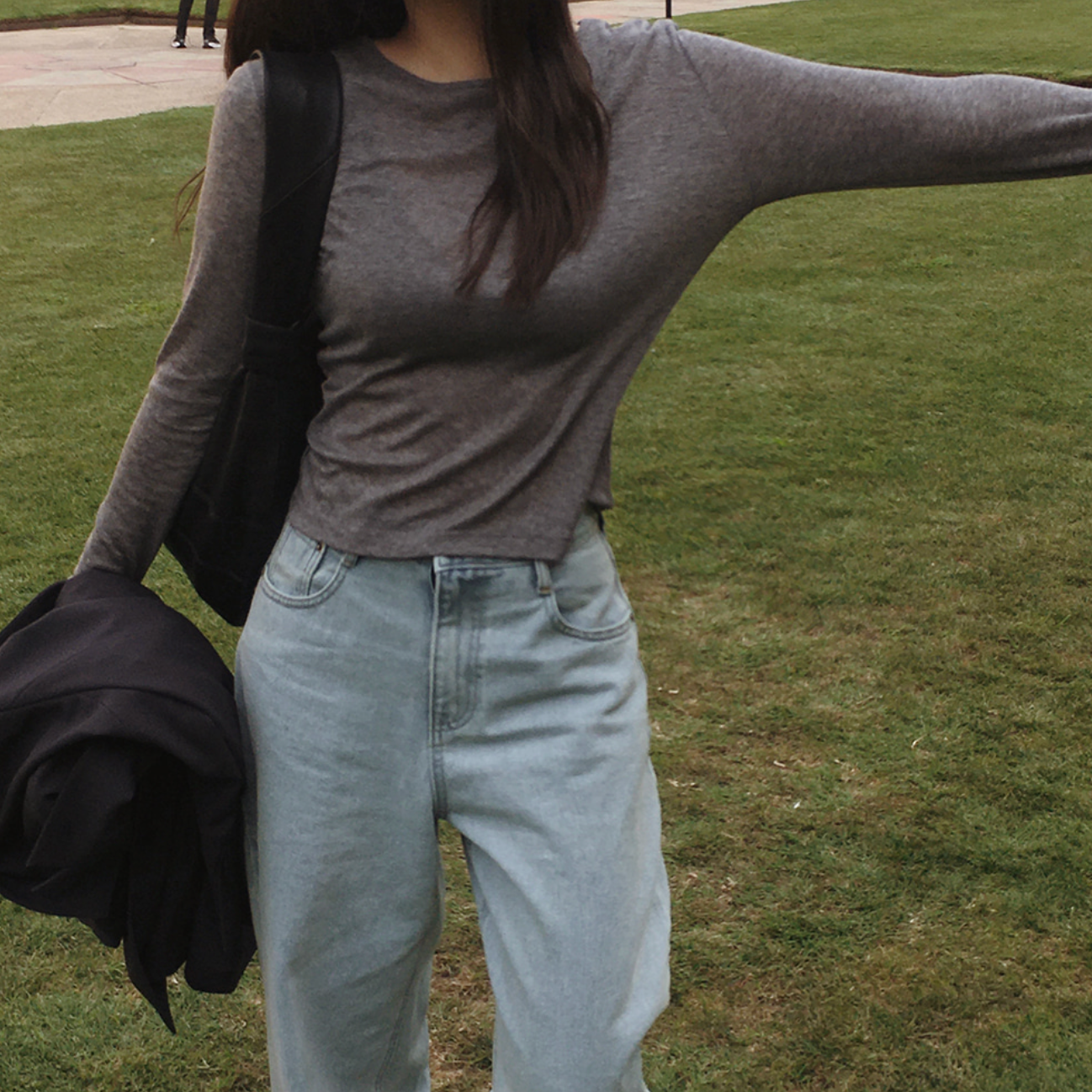 ｜SLOWAND｜ # SLOWMADE Real Women's Fit Wool T-shirt