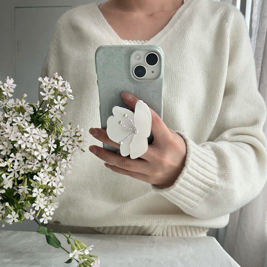 ｜loumoi｜ Leaf Series : Jade Blossom Hard Case