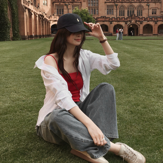 ｜SLOWAND｜ # SLOWMADE Natural Fit Texture Line Shirt