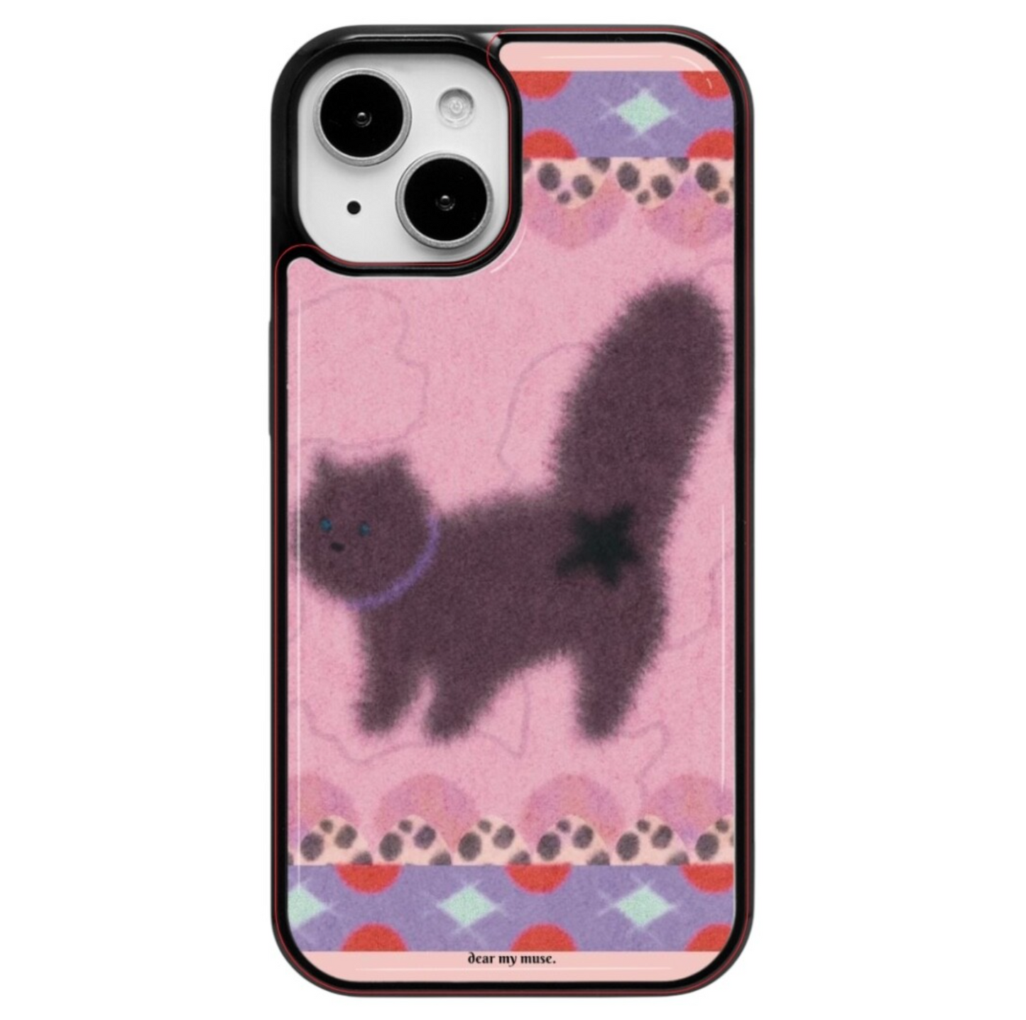 ｜dear my muse.｜ Warm & Lovely Cat Epoxy Phone Case