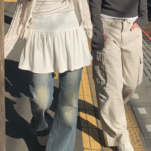 ｜anyonemore｜ Beto Pocket Cargo Wide Cotton Pants