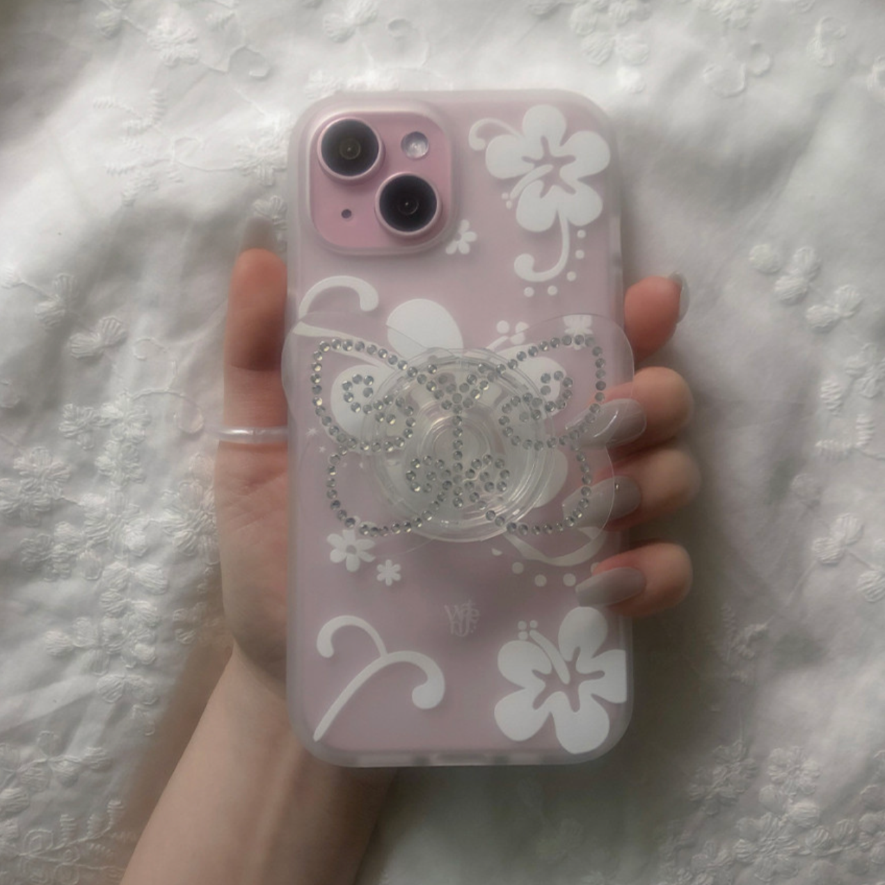 ｜WATERJEAN｜ Bloom Dust Jelly Phone Case