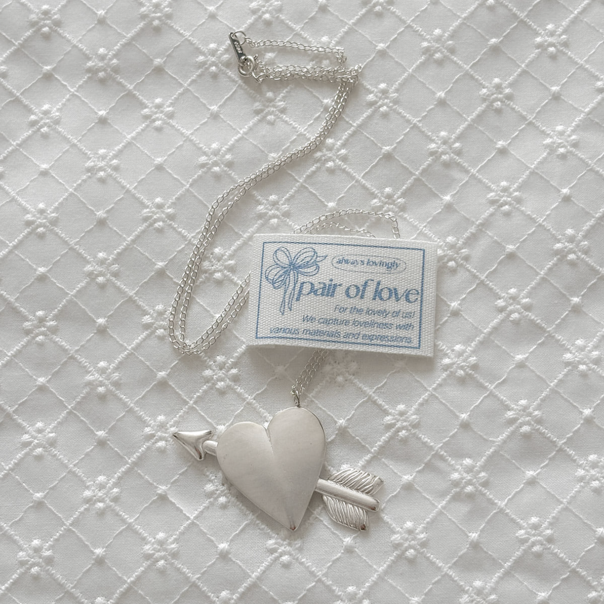 ｜PAIR OF LOVE｜ CUPID HEART NECKLACE