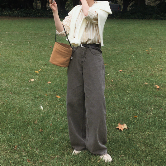 ｜SLOWAND｜ # SLOWMADE Pigment Oxford Denim Pants