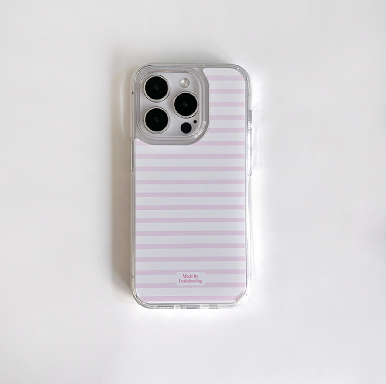 ｜Peakdrawing｜ Pink Berry Jelly Hard Case