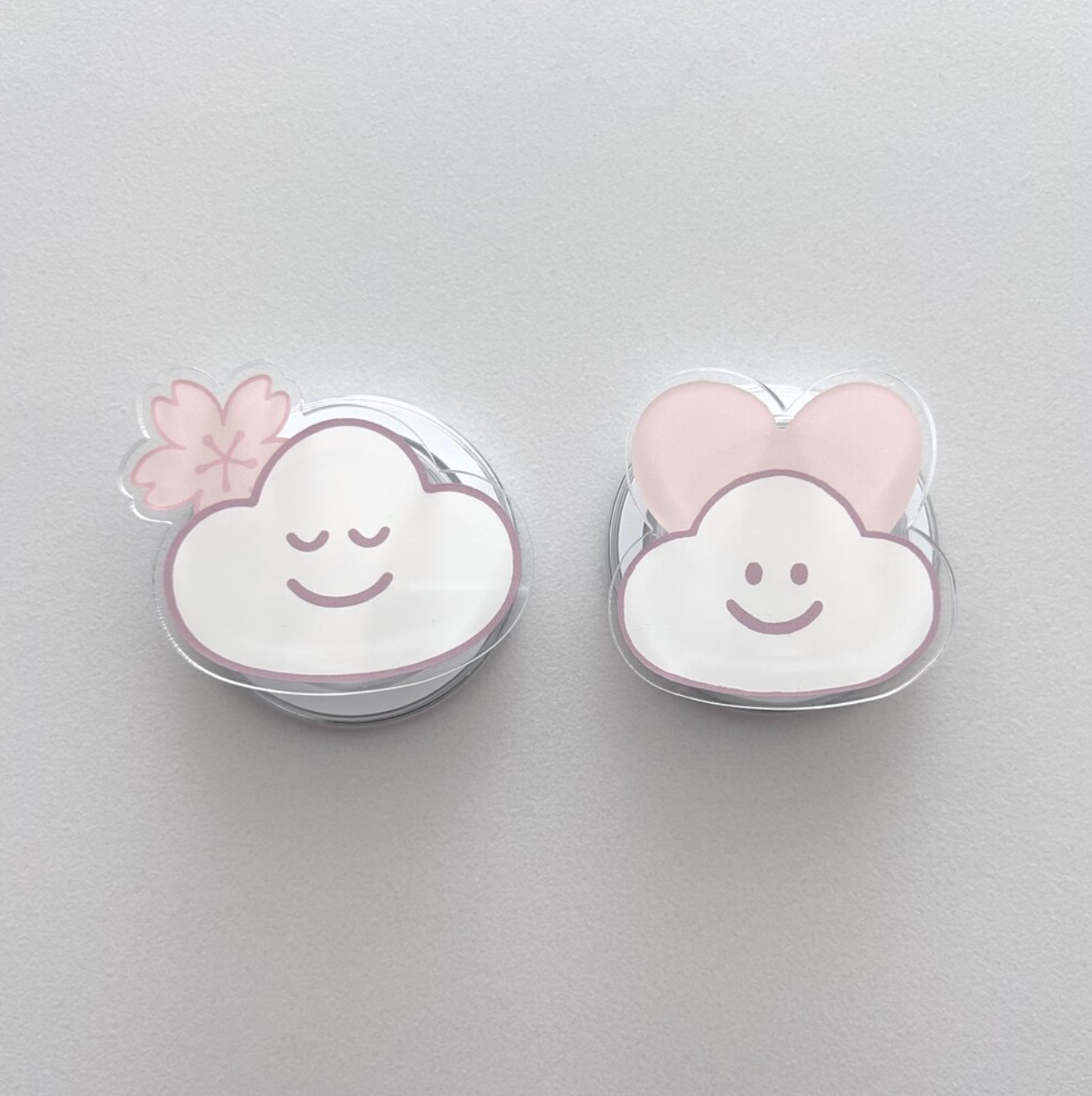 ｜skyfolio｜ Blossom White MagSafe Grip Tok