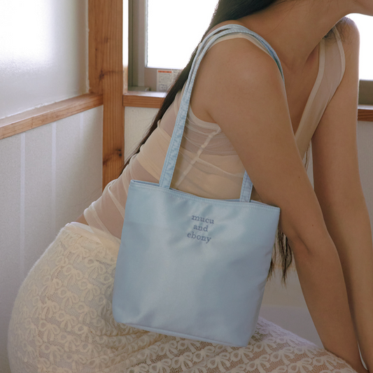 ｜mucu and ebony｜ Haze bag Light Blue