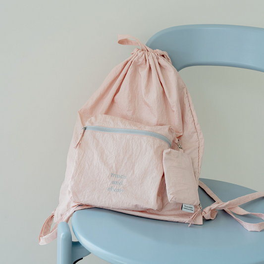 ｜mucu and ebony｜ Ridge String Backpack Pink