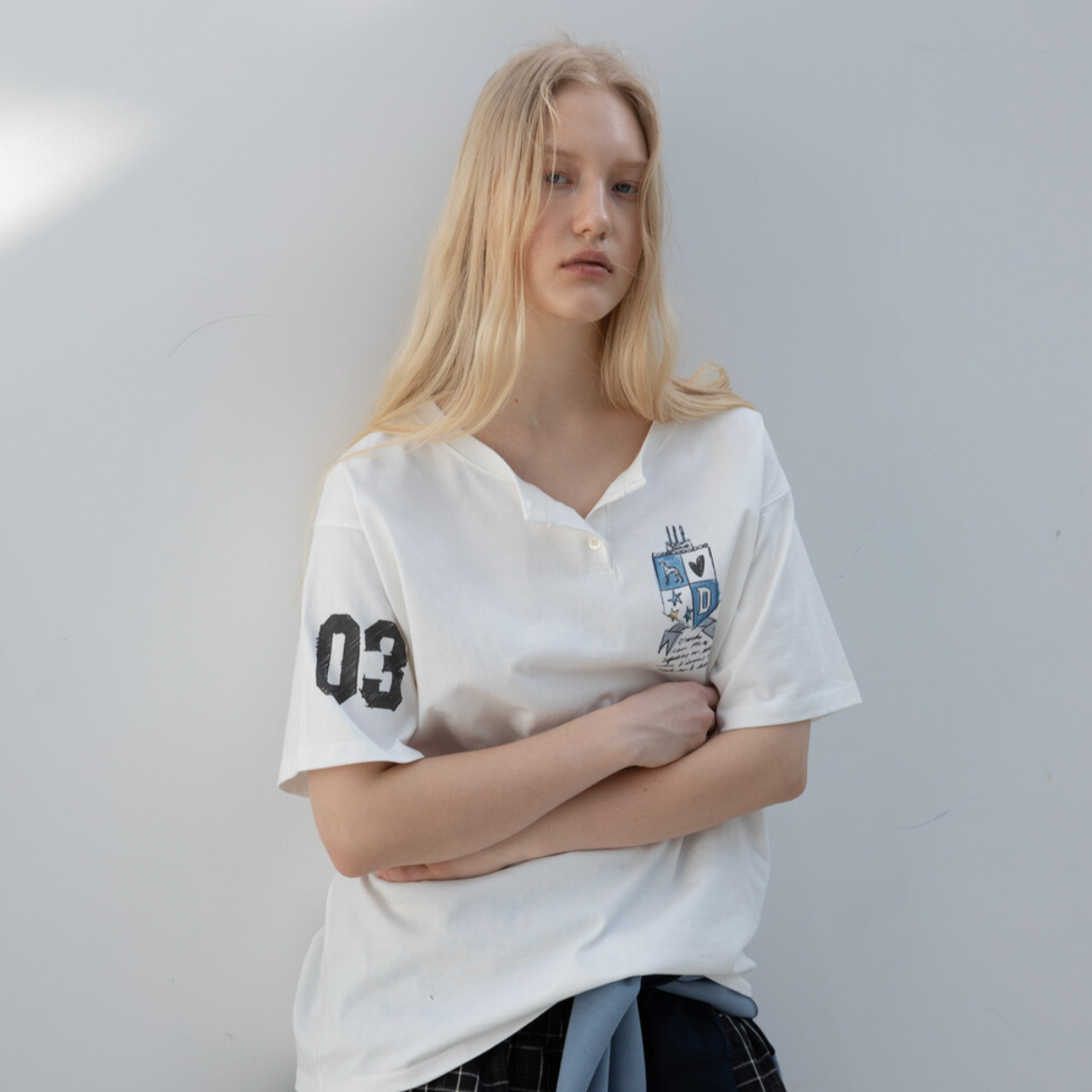 ｜Dimanche｜ VARSITY OVERSIZE T-SHIRT
