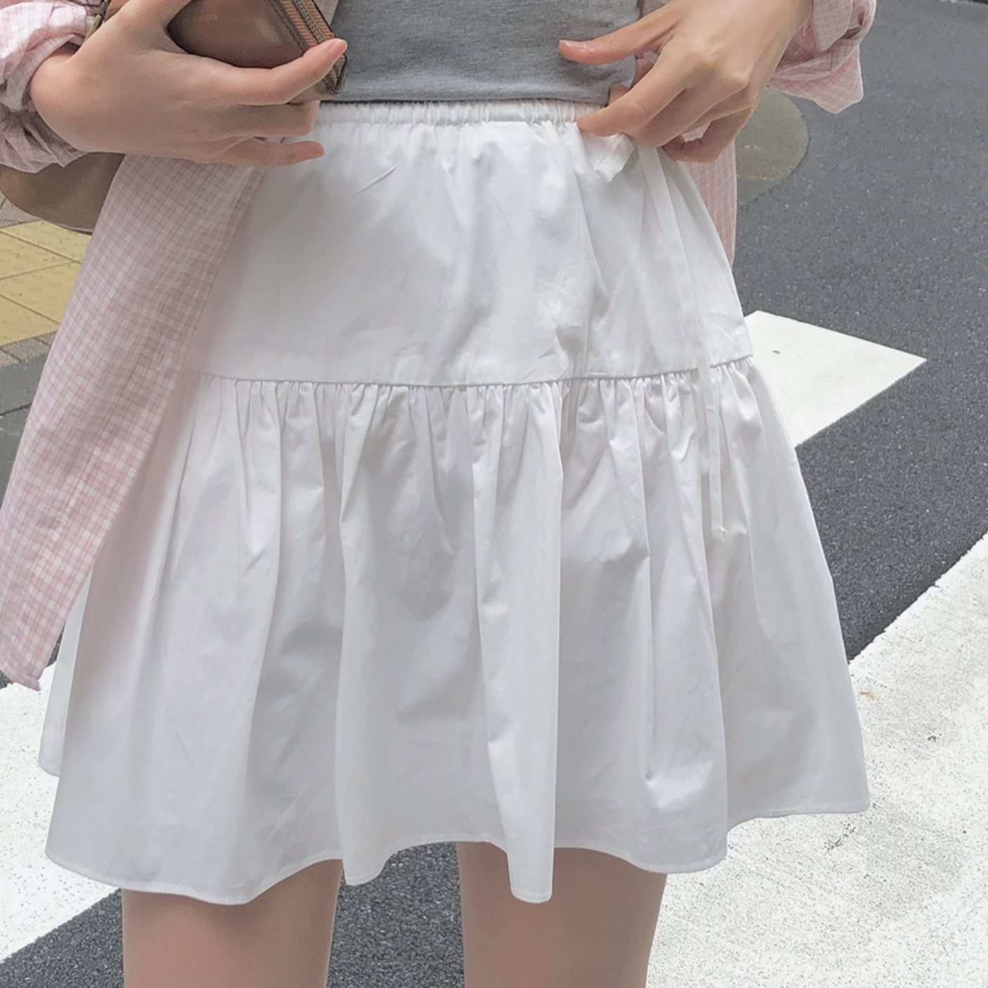 ｜SLOWAND｜ # SLOWMADE Marsh Ribbon Skirt