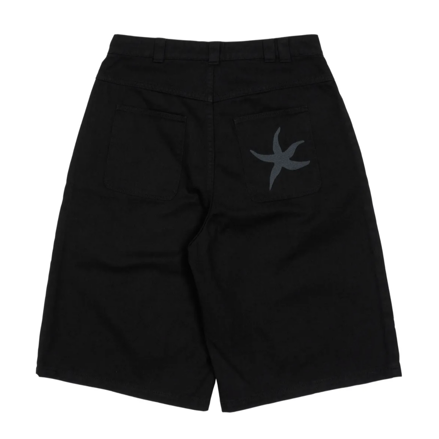｜THE COLDEST MOMENT｜ TCM Starfish Half Chino Pants (Black)