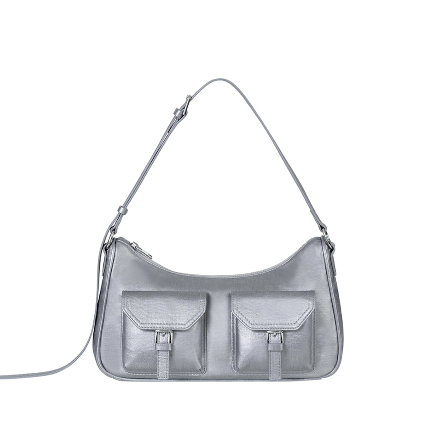 ｜STAND OIL｜ Joey Bag Mini Denim Silver