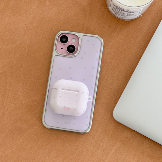 ｜ABOE｜ BABYPINK MINI DOT Airpods Case
