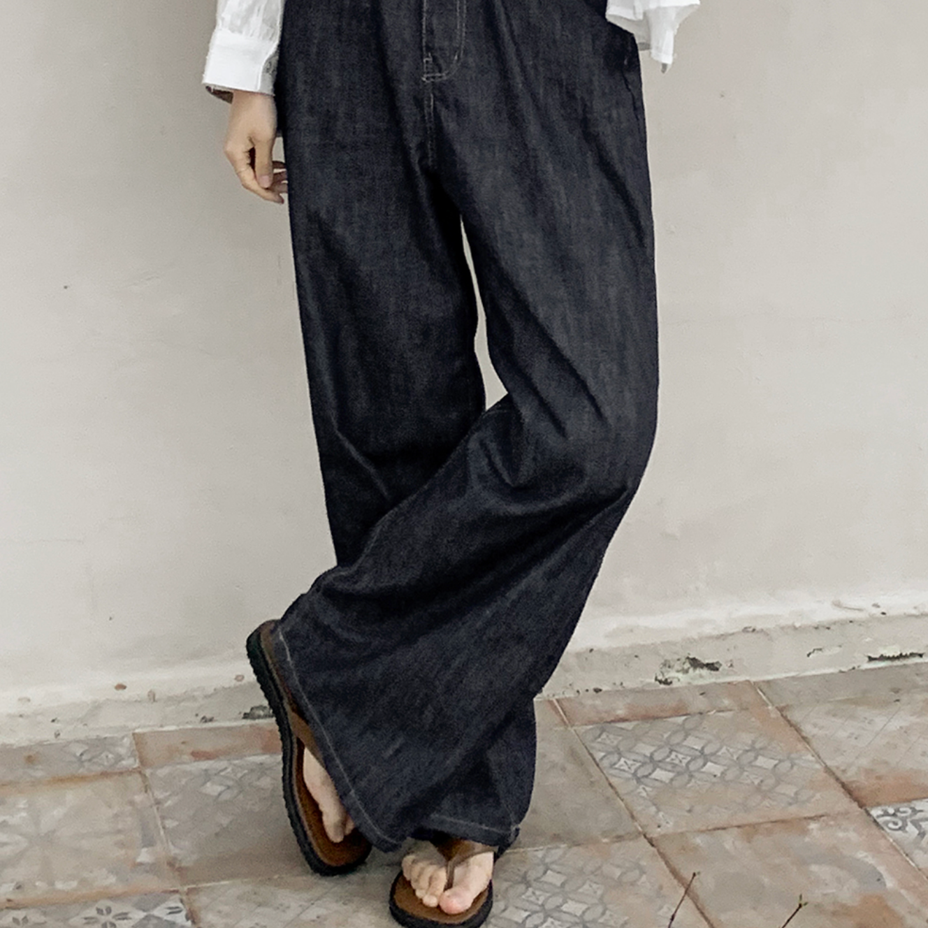 ｜98°C｜ ｜NEAH｜ Lidge Summer Saengji More Wide Denim