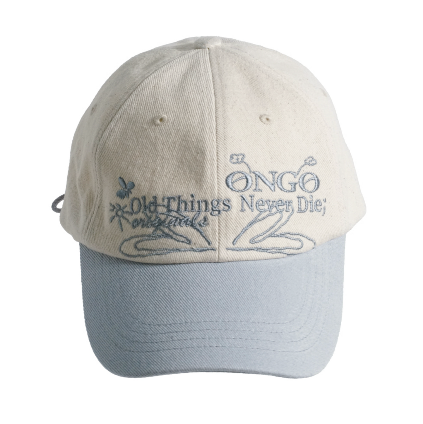 ｜ONGO｜ ｜FLOWER｜ KNOT CAP ASHBLUE (PRE-ORDER)