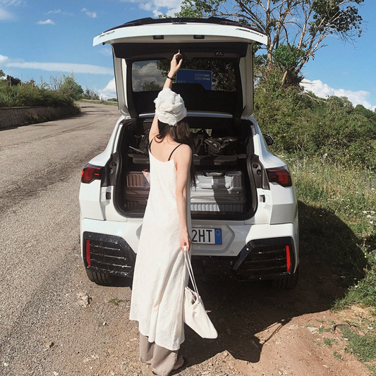 ｜SLOWAND｜ Pure Hippy Bustier Long Dress