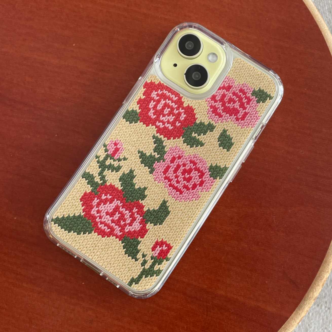 ｜delphin｜ ROSES KNIT HARD JELLY CASE
