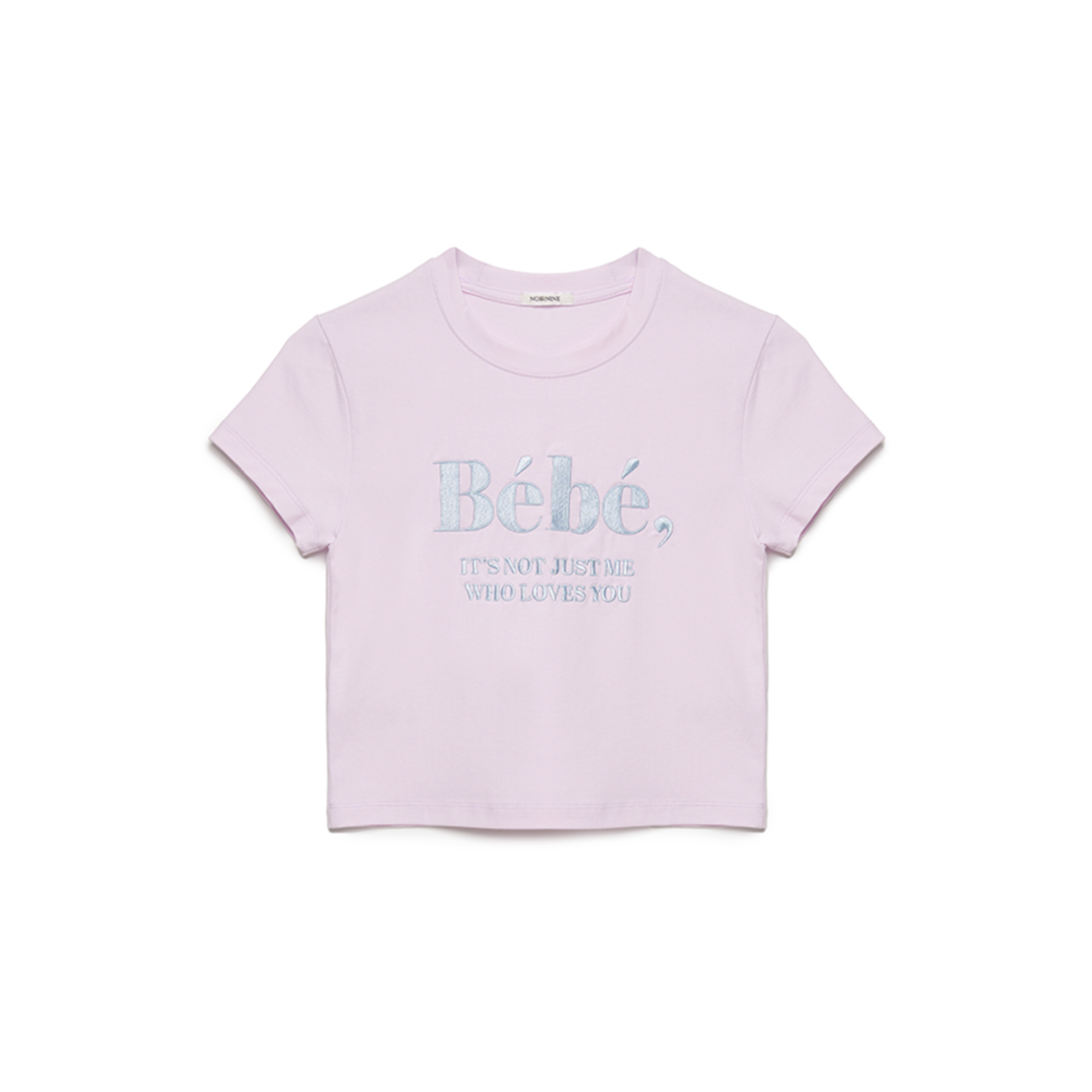 ｜NOIRNINE｜ Bébé Crop T-shirts ｜PINK｜