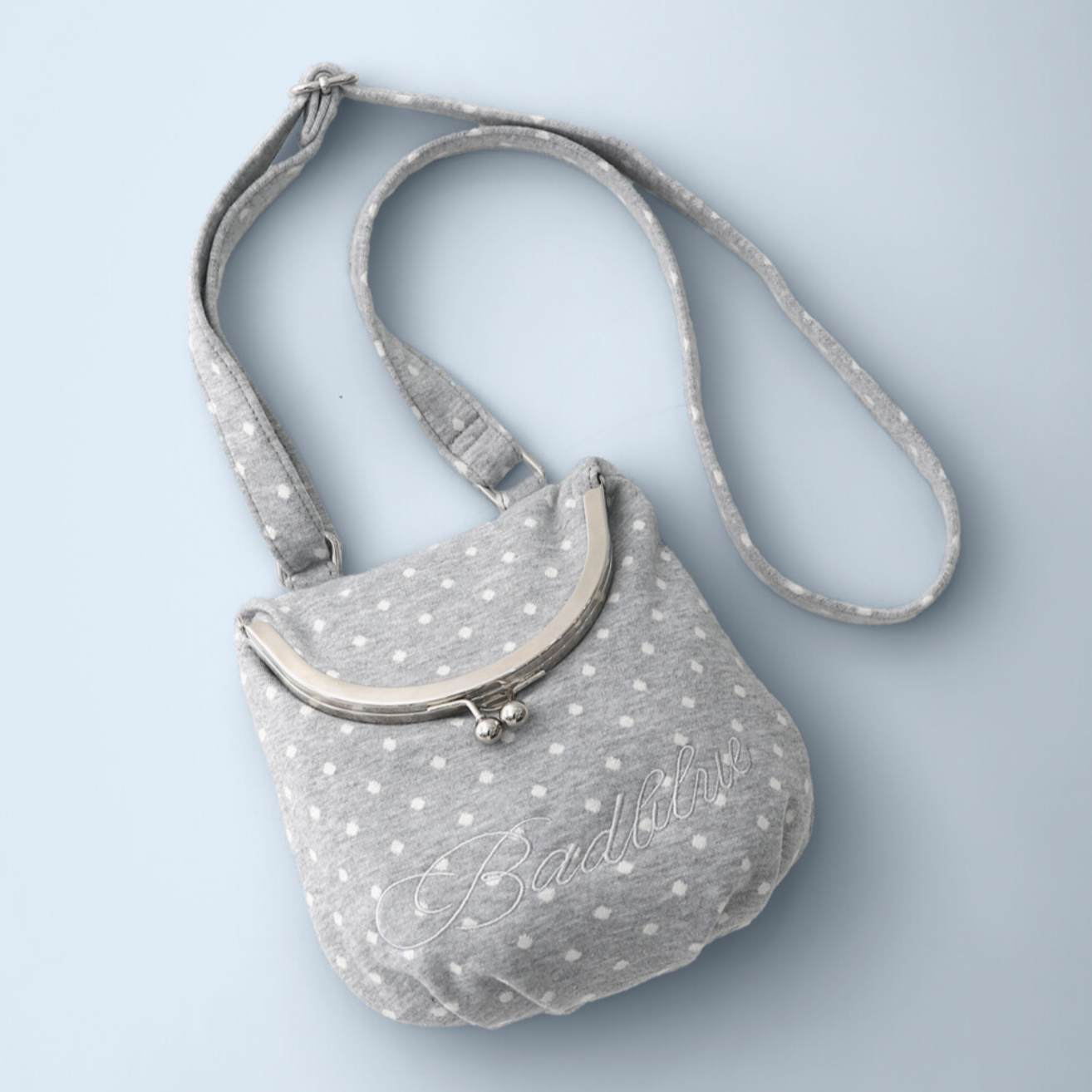 ｜BadBlue｜ Dot Cozy Bao Bag Gray