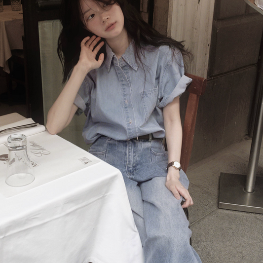 ｜SLOWAND｜ # SLOWMADE Daily Cover One Pintuck Denim Pants