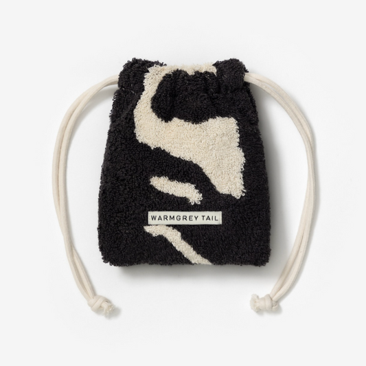 ｜WARMGREYTAIL｜ PAW TERRY POUCH