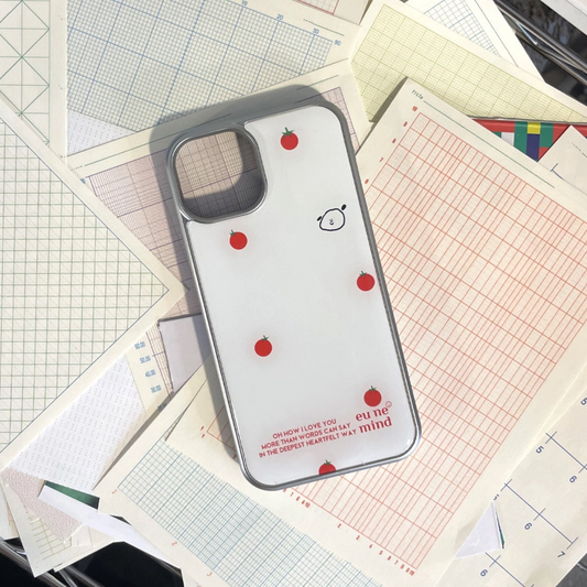 ｜eune mind｜ Silver Frame Bumper Case