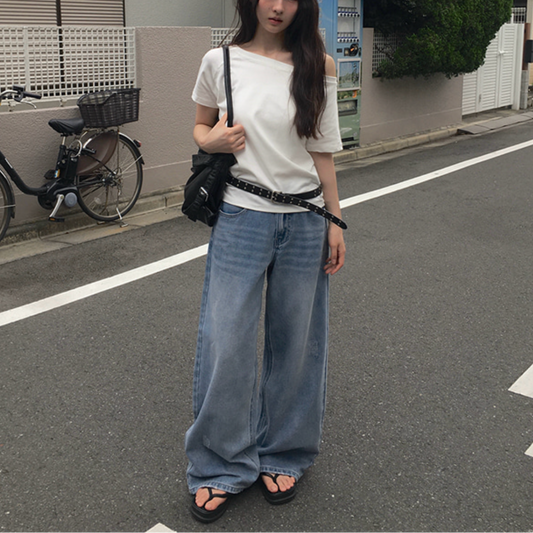 ｜anyonemore｜ Picker Steach Pocket Damage Denim Pants