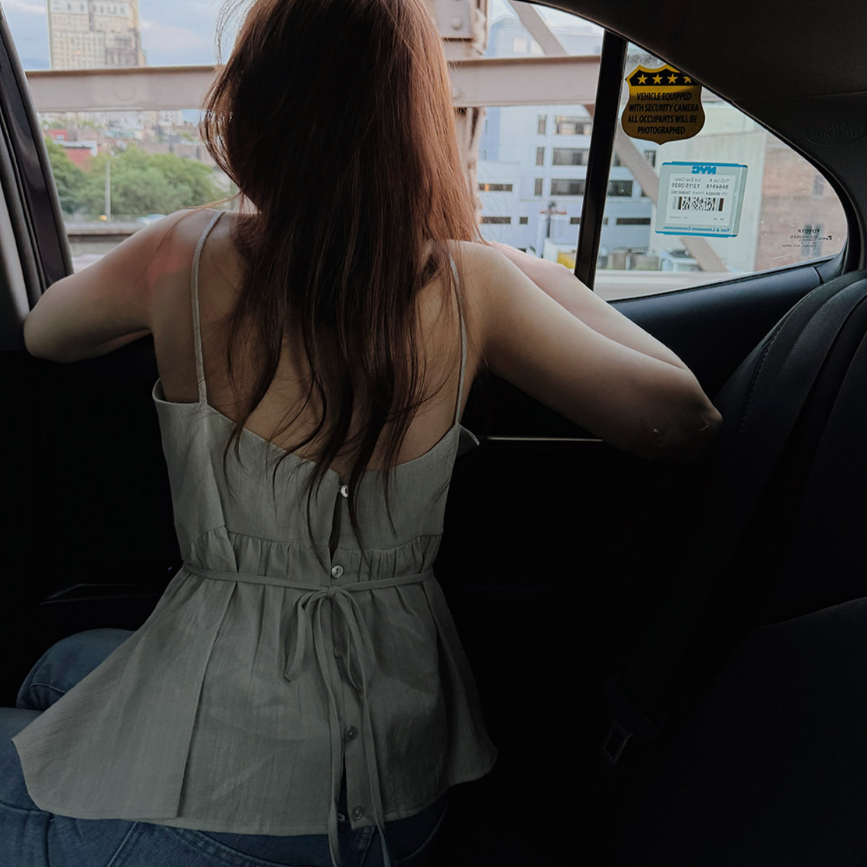 ｜SLOWAND｜ #SLOWMADE Backpoint Blouse & Bustier Top