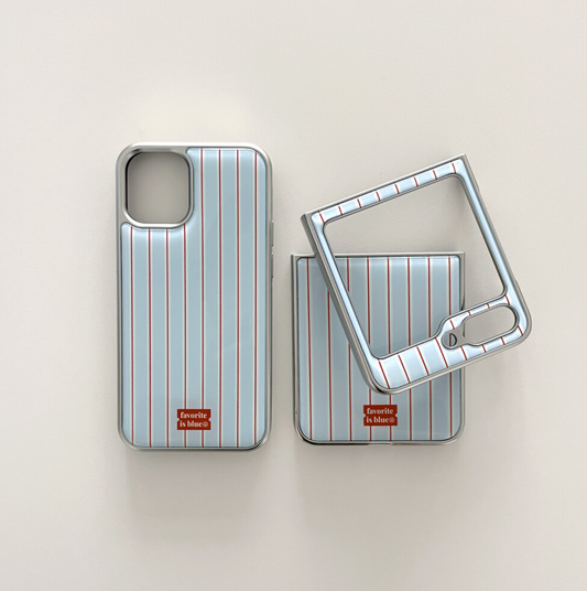 ｜midmaly｜ Parasol Silver Frame Phone Case