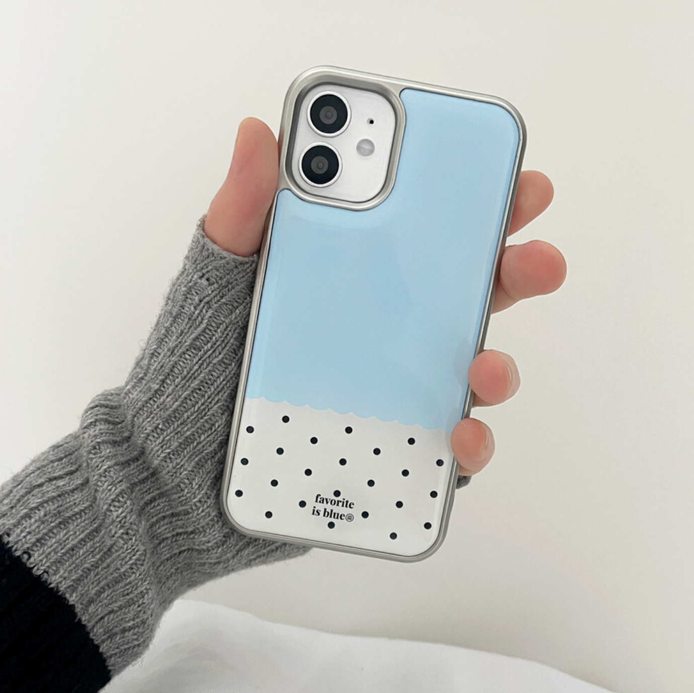 ｜midmaly｜ Soda Silver Frame Phone Case