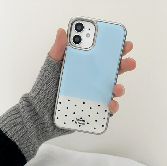 ｜midmaly｜ Soda Silver Frame Phone Case