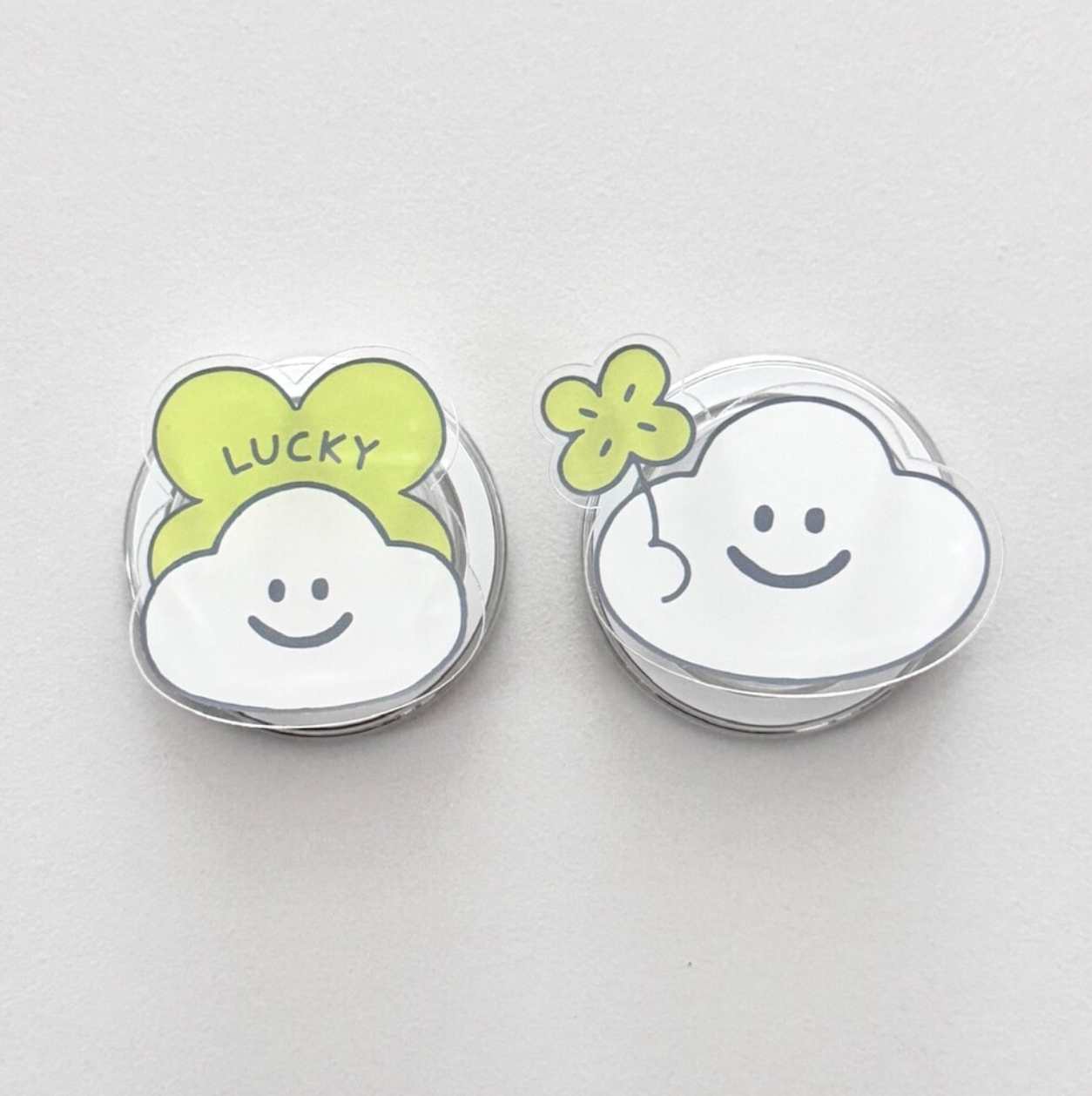 ｜skyfolio｜ Clover Cloud MagSafe Grip Tok