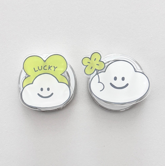 ｜skyfolio｜ Clover Cloud MagSafe Grip Tok