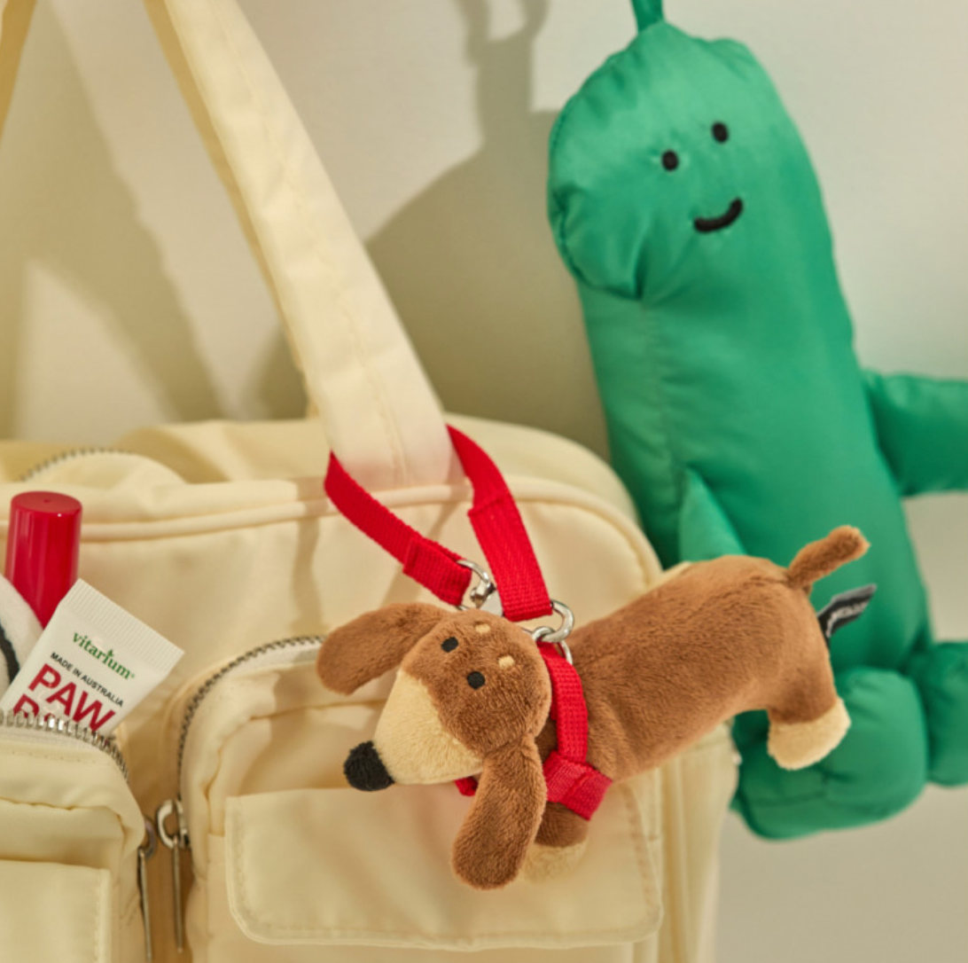 ｜JOGUMAN STORE｜ Woody Throw Away Flush Keyring