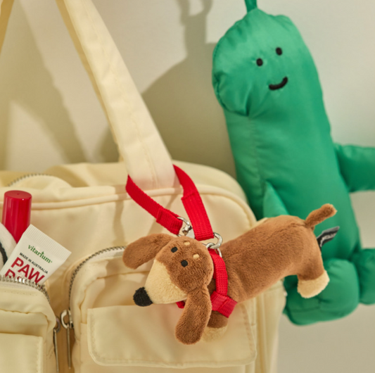 ｜JOGUMAN STORE｜ Woody Throw Away Flush Keyring