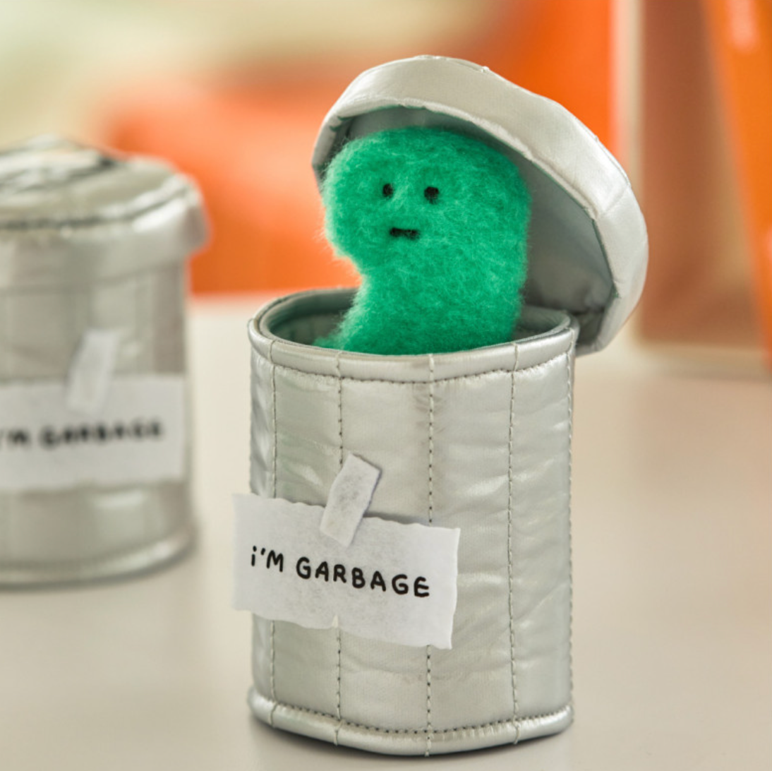 ｜JOGUMAN STORE｜ Brachio Throw Away Trash Bin Small Doll